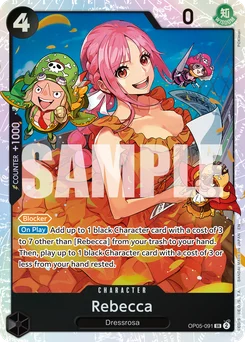 Rebecca OP05-091 R1 One Piece Card the Best vol.2