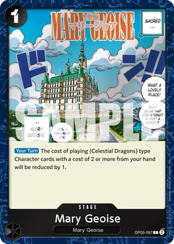 Mary Geoise OP05-097 P1 One Piece Card the Best vol.2