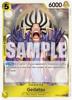 Gedatsu OP05-102 R1 One Piece Card the Best vol.2