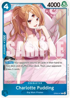 Charlotte Pudding OP06-047 R1 One Piece Card the Best vol.2