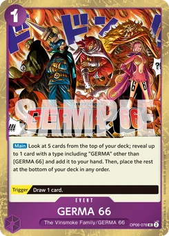 GERMA 66 OP06-078 P1 One Piece Card the Best vol.2