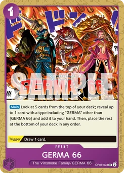 GERMA 66 OP06-078 R1 One Piece Card the Best vol.2