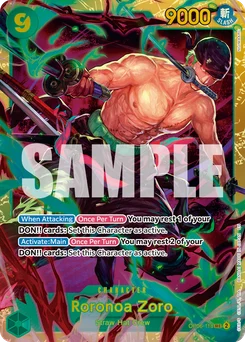 Roronoa Zoro OP06-118 R2 One Piece Card the Best vol.2