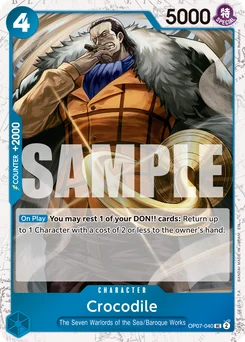 Crocodile OP07-040 P2 One Piece Card the Best vol.2