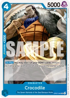 Crocodile OP07-040 R1 One Piece Card the Best vol.2