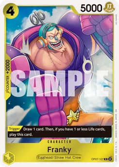 Franky OP07-107 R1 One Piece Card the Best vol.2