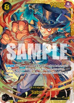 Sabo OP07-118 R1 One Piece Card the Best vol.2