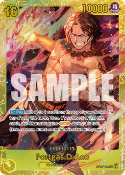 Portgas.D.Ace OP07-119 R1 One Piece Card the Best vol.2