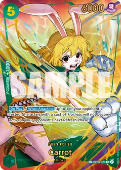 Carrot OP08-023 P2 One Piece Card the Best vol.2