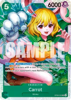 Carrot OP08-023 R1 One Piece Card the Best vol.2