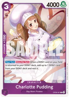 Charlotte Pudding OP08-067 R1 One Piece Card the Best vol.2