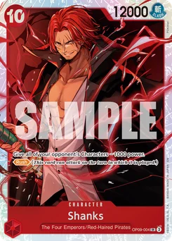 Shanks OP09-004 R1 One Piece Card the Best vol.2