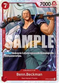Benn.Beckman OP09-009 R1 One Piece Card the Best vol.2