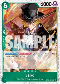 Sabo OP09-027 P1 One Piece Card the Best vol.2