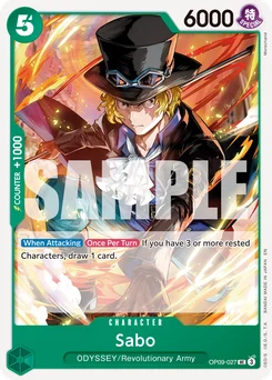 Sabo OP09-027 R1 One Piece Card the Best vol.2