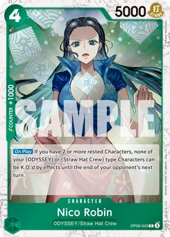 Nico Robin OP09-033 P1 One Piece Card the Best vol.2