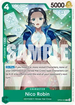 Nico Robin OP09-033 R1 One Piece Card the Best vol.2