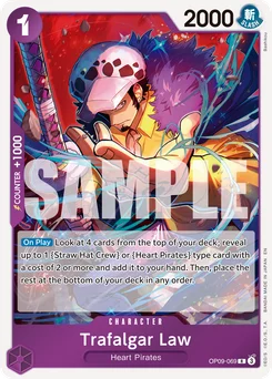 Trafalgar Law OP09-069 R1 One Piece Card the Best vol.2