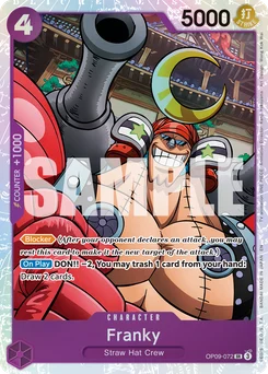 Franky OP09-072 R1 One Piece Card the Best vol.2
