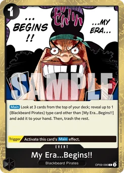 My Era...Begins!! OP09-096 R1 One Piece Card the Best vol.2