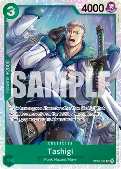 Tashigi OP10-032 R1 One Piece Card the Best vol.2