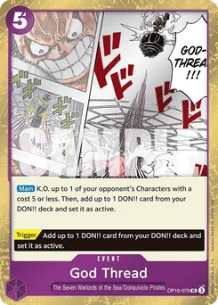 God Thread OP10-079 P1 One Piece Card the Best vol.2