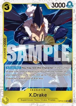 X.Drake OP10-114 P1 One Piece Card the Best vol.2