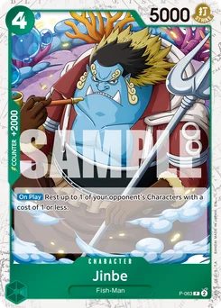 Jinbe P-063 One Piece Card the Best vol.2