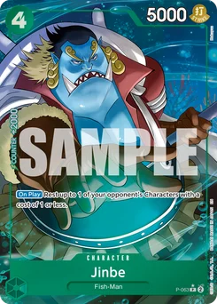 Jinbe P-063 P1 One Piece Card the Best vol.2