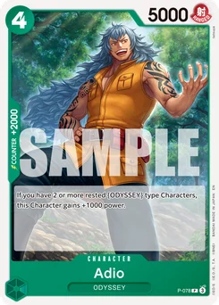 Adio P-078 R1 One Piece Card the Best vol.2