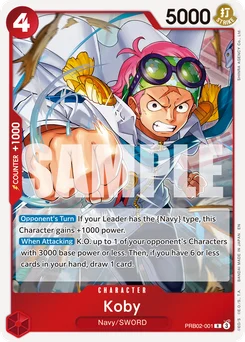 Koby PRB02-001 One Piece Card the Best vol.2