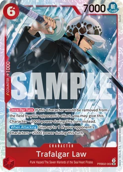 Trafalgar Law PRB02-002 One Piece Card the Best vol.2