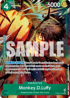 Monkey.D.Luffy PRB02-005 P1 One Piece Card the Best vol.2