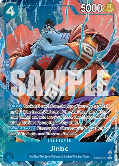 Jinbe PRB02-007 P1 One Piece Card the Best vol.2