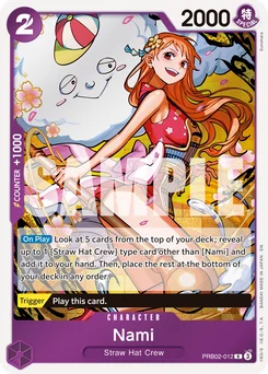Nami PRB02-012 One Piece Card the Best vol.2