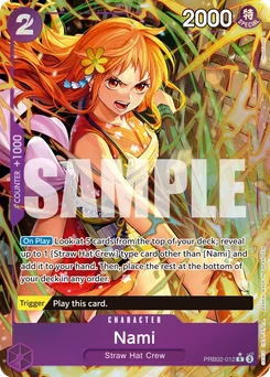 Nami PRB02-012 P1 One Piece Card the Best vol.2