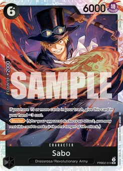 Sabo PRB02-014 One Piece Card the Best vol.2