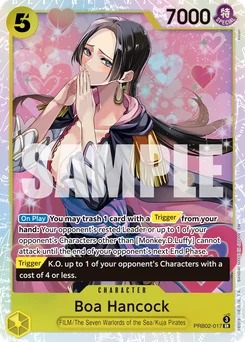 Boa Hancock PRB02-017 One Piece Card the Best vol.2