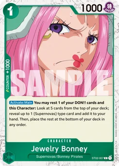 Jewelry Bonney ST02-007 P3 One Piece Card the Best vol.2