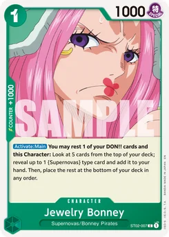 Jewelry Bonney ST02-007 R1 One Piece Card the Best vol.2