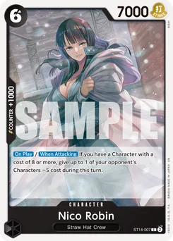 Nico Robin ST14-007 R1 One Piece Card the Best vol.2
