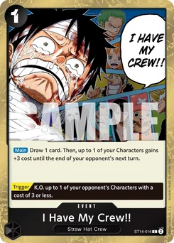 I Have My Crew!! ST14-016 P1 One Piece Card the Best vol.2