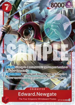 Edward.Newgate ST15-002 R1 One Piece Card the Best vol.2