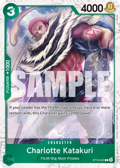 Charlotte Katakuri ST16-003 P1 One Piece Card the Best vol.2