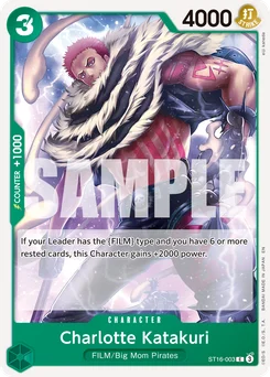 Charlotte Katakuri ST16-003 R1 One Piece Card the Best vol.2