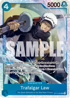 Trafalgar Law ST17-002 R1 One Piece Card the Best vol.2