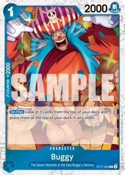 Buggy ST17-003 P3 One Piece Card the Best vol.2