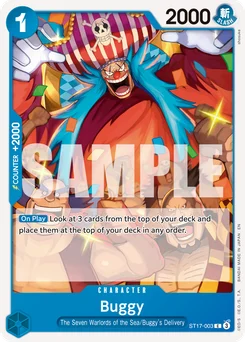 Buggy ST17-003 R1 One Piece Card the Best vol.2