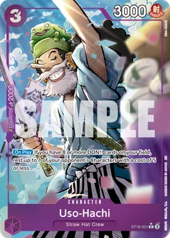 Uso-Hachi ST18-001 P3 One Piece Card the Best vol.2
