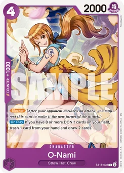 O-Nami ST18-002 R1 One Piece Card the Best vol.2